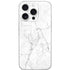 White Marble iPhone 16 Pro Skin